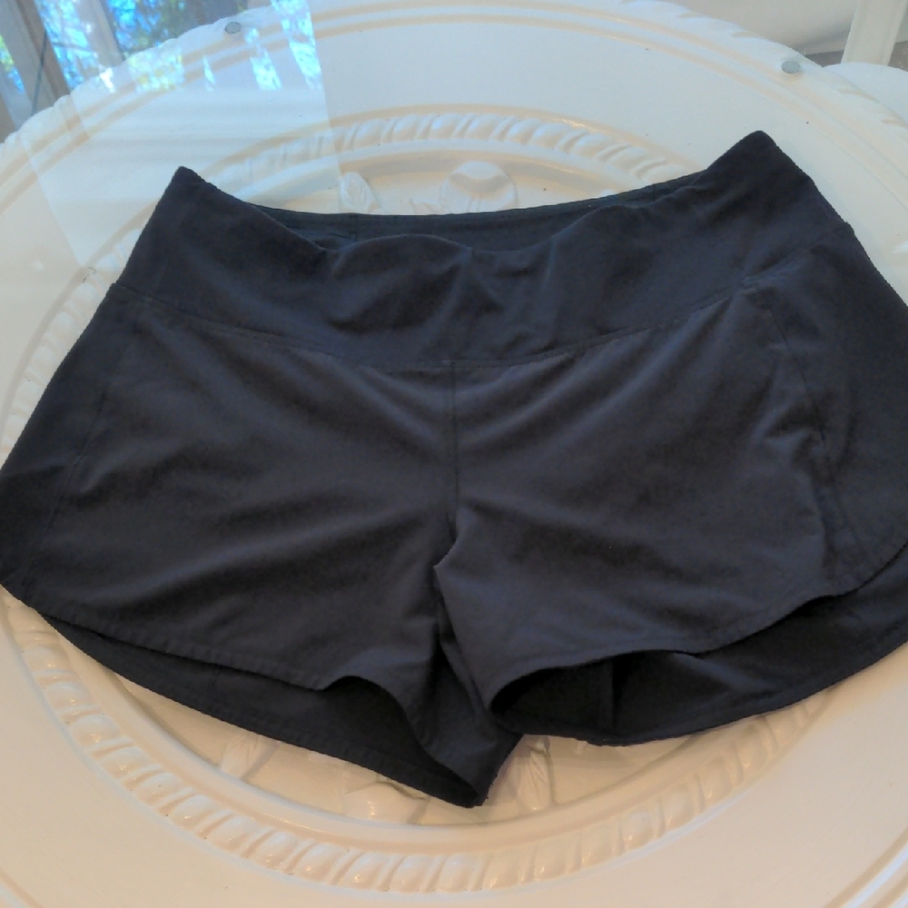 Lululemon Speed Up Running Women's Black Shorts 8